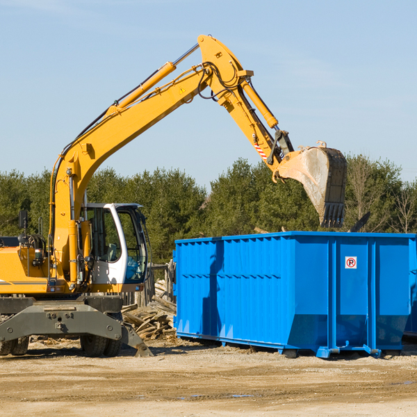 what size residential dumpster rentals are available in Somer